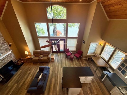 Fireplace, Interior, Living room, Wooden Ceilings, Wood Texture Flooring