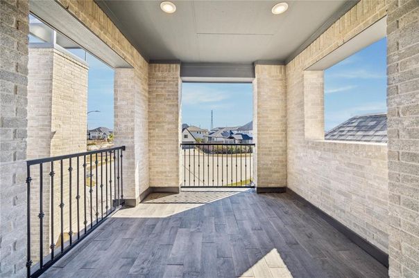Exterior, Recessed Lighting, Wood Texture Flooring