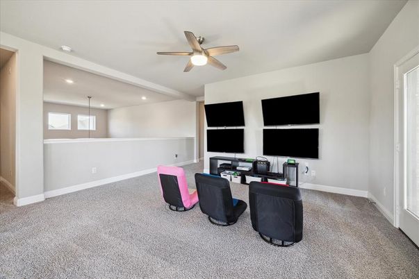 Home Office, Interior, Recessed Lighting