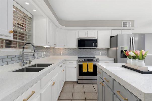 Interior, Kitchen, Recessed Lighting, Stainless Steel Appliances