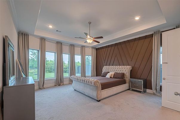 Bedroom, Interior, Recessed Lighting