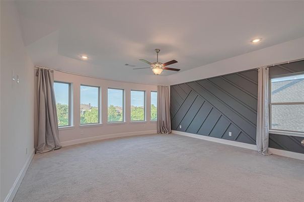 Empty room, Interior, Recessed Lighting