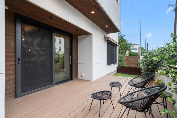 Exterior, Wood Texture Flooring