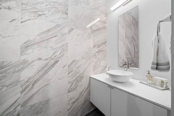Bathroom, Interior, Marble Walls