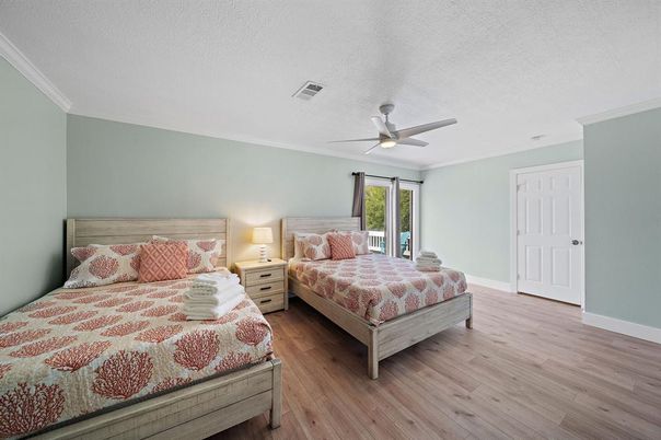 Bedroom, Interior, Wood Texture Flooring
