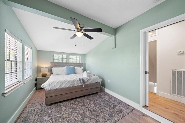 Bedroom, Interior, Wood Texture Flooring