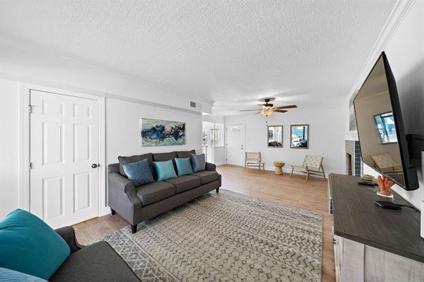 Fireplace, Interior, Living room, Wood Texture Flooring