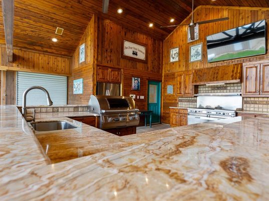 Interior, Kitchen, Recessed Lighting, Wooden Beams, Wooden Ceilings, Wooden Walls