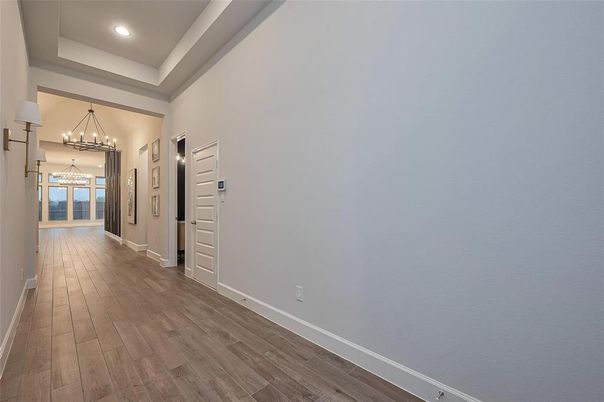 Chandelier, Interior, Recessed Lighting, Wood Texture Flooring