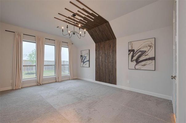 Chandelier, Empty room, Interior
