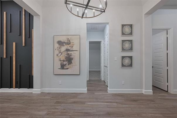 Interior, Pendant Lights, Wood Texture Flooring
