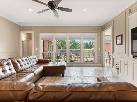 Interior, Living room, Recessed Lighting