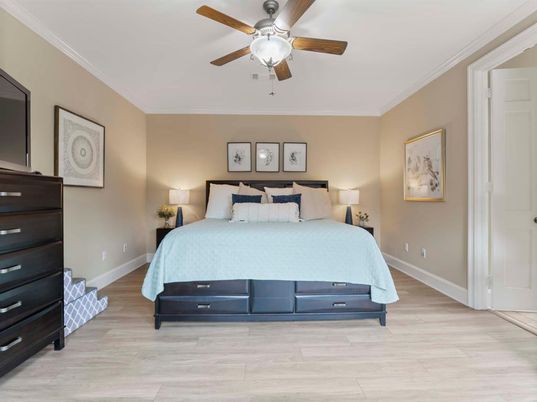 Bedroom, Interior, Wood Texture Flooring