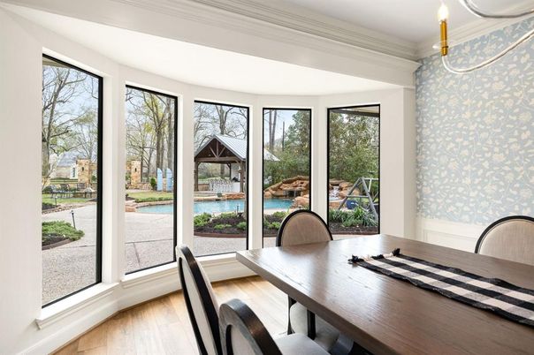 Dining room, Interior, Water, Wood Texture Flooring