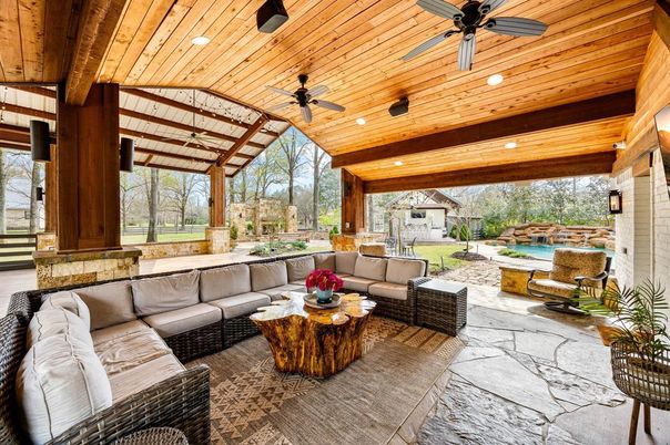 Exterior, Pool, Wooden Ceilings