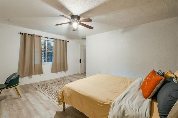 Bedroom, Interior, Wood Texture Flooring