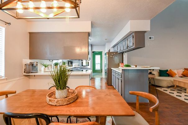 Dining room, Interior, Kitchen, Wood Texture Flooring