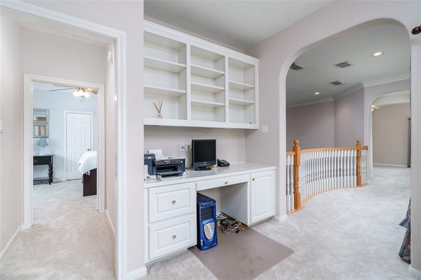 Bedroom, Home Office, Interior, Recessed Lighting