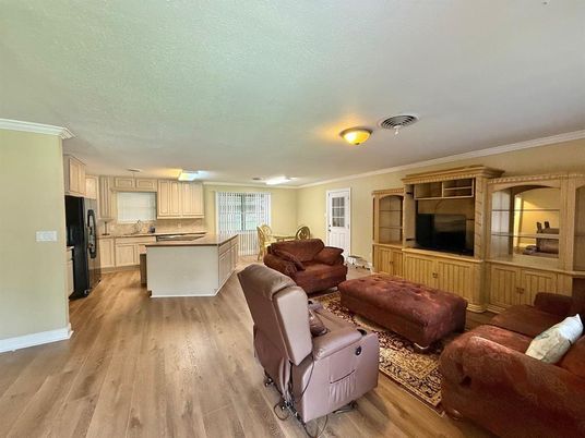 Interior, Kitchen, Living room, Wood Texture Flooring