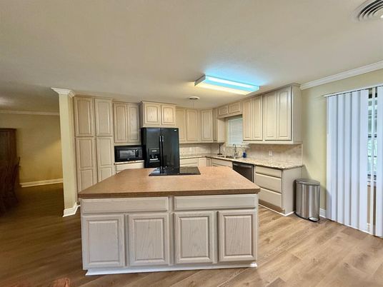 Interior, Kitchen, Wood Texture Flooring