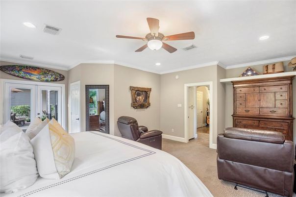 Bedroom, Interior, Recessed Lighting