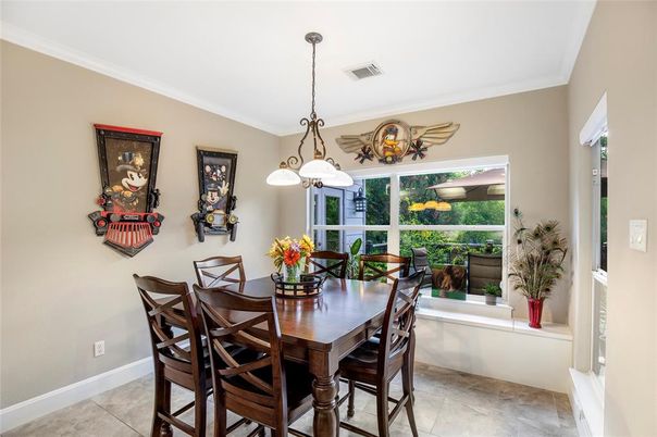 Dining room, Interior, Pendant Lights