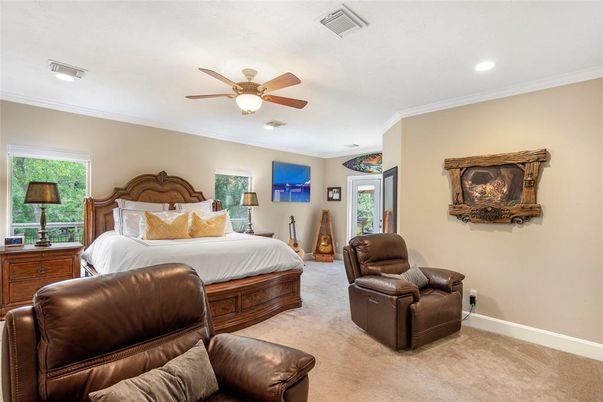 Bedroom, Interior, Recessed Lighting