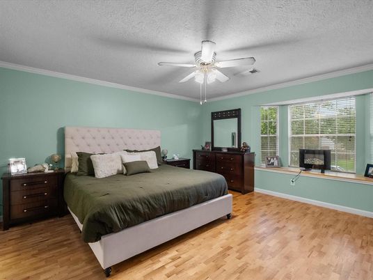 Bedroom, Interior, Wood Texture Flooring