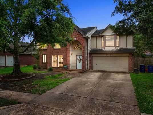 Attached, Exterior, Facade, Brick Facade, Tudor Revival