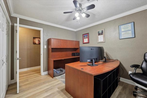 Home Office, Interior, Wood Texture Flooring