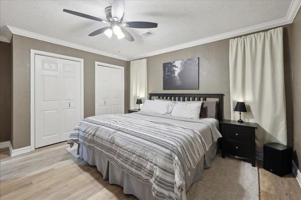 Bedroom, Interior, Wood Texture Flooring