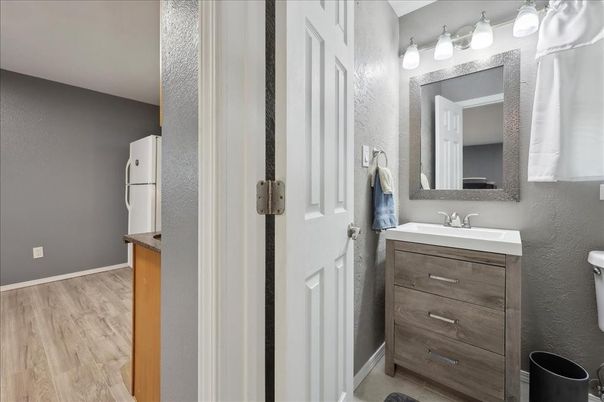 Bathroom, Interior, Wood Texture Flooring