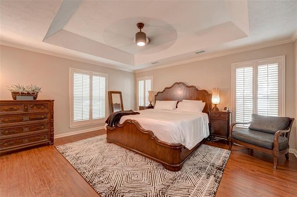 Bedroom, Interior, Wood Texture Flooring