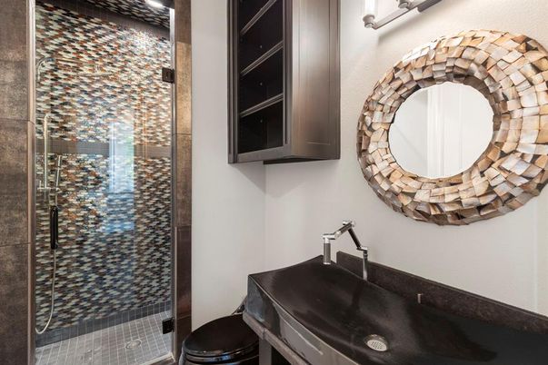 Bathroom, Glass Shower, Interior