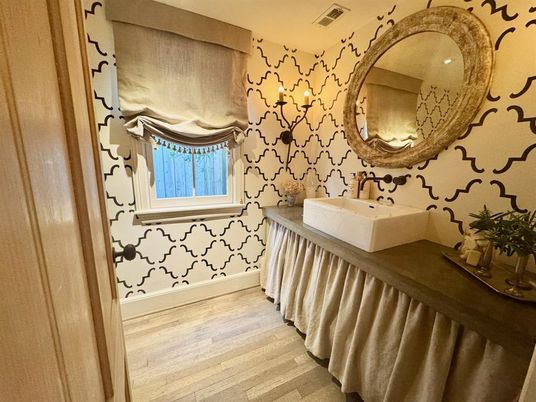 Bathroom, Interior, Wood Texture Flooring
