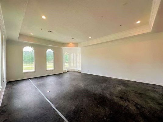Empty room, Interior, Recessed Lighting