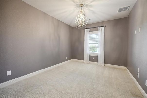 Chandelier, Empty room, Interior