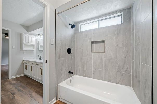 Bathroom, Interior, Wood Texture Flooring