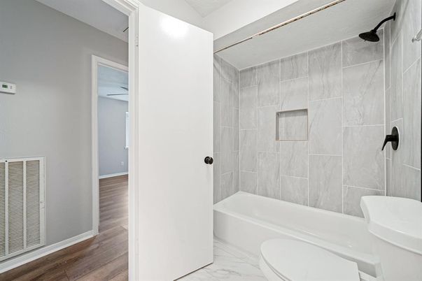 Bathroom, Interior, Marble, Wood Texture Flooring