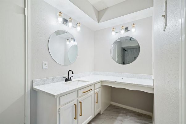Bathroom, Dual Sink Vanities, Interior, Marble