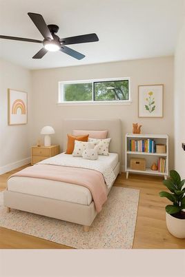Bedroom, Interior, Wood Texture Flooring