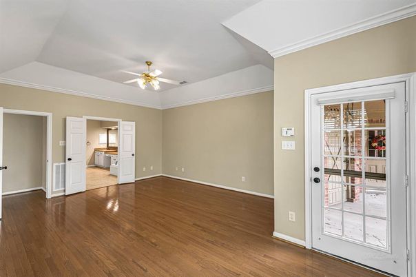 Empty room, Interior, Wood Texture Flooring