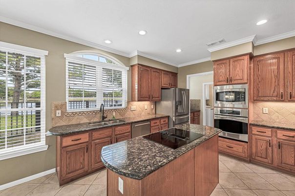 Interior, Kitchen, Recessed Lighting, Stainless Steel Appliances