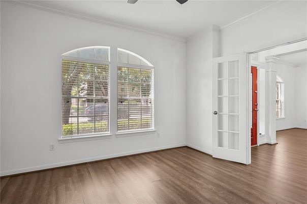 Empty room, Interior, Wood Texture Flooring