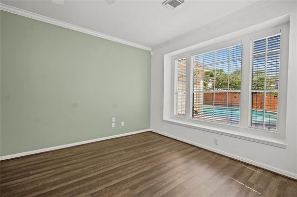 Empty room, Interior, Wood Texture Flooring