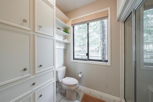 Bathroom, Interior, Wood Texture Flooring
