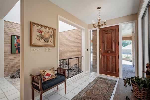 Chandelier, Interior, Pendant Lights, Stone Walls