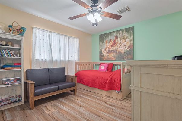 Bedroom, Interior, Wood Texture Flooring