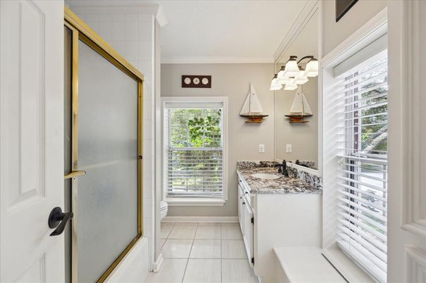 Bathroom, Glass Shower, Interior