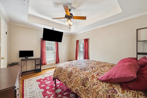 Bedroom, Interior, Wood Texture Flooring